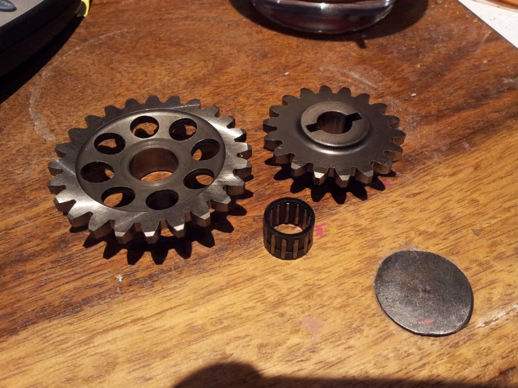 Steel oil pump drive and idler gears KTM ATV HQ Forums